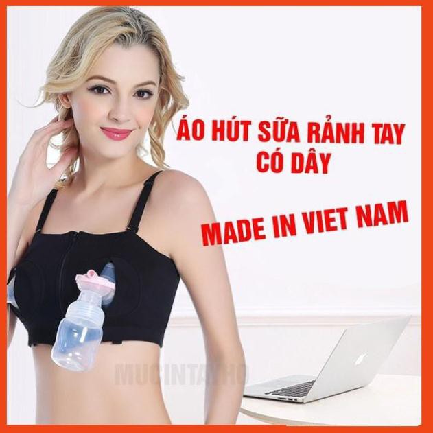 [ Bán giá gốc] Áo hút sữa rảnh tay hàng Việt Nam loại 1 (có quai đeo)