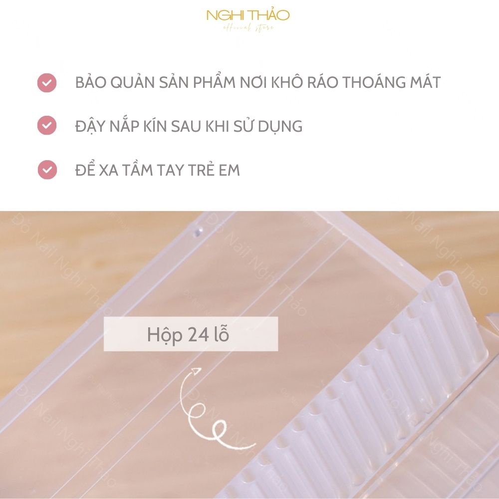 Hộp đựng đầu mài NGHI THẢO 24 lỗ