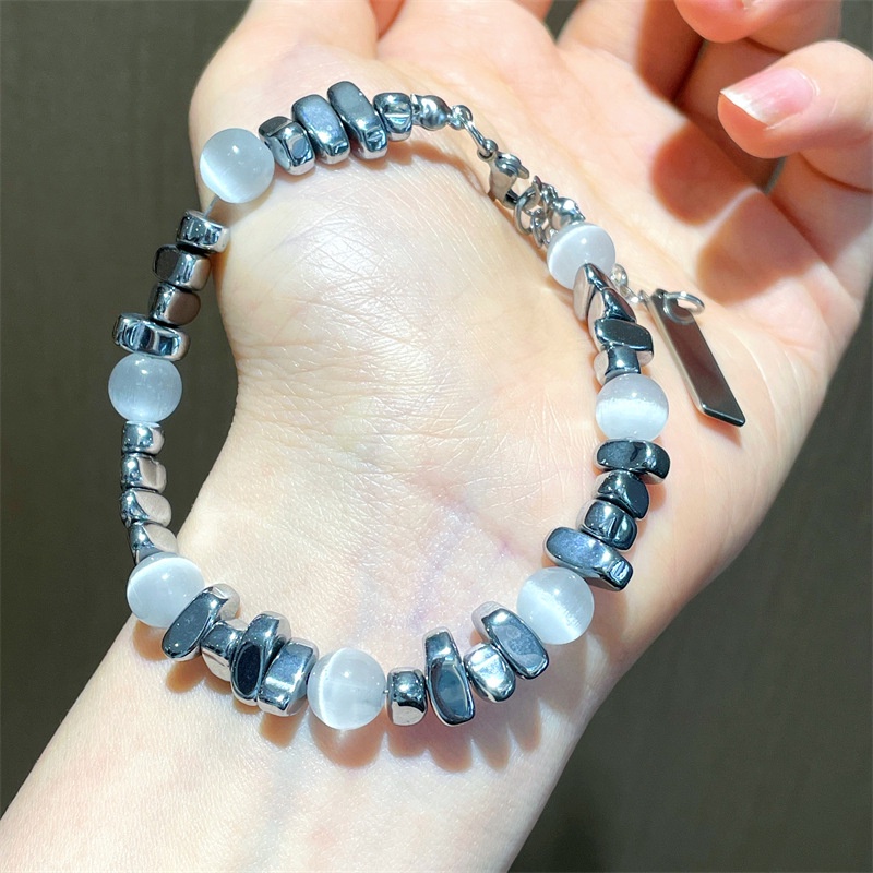 Vòng Tay Đá Opal Phong Cách retro Thời Trang