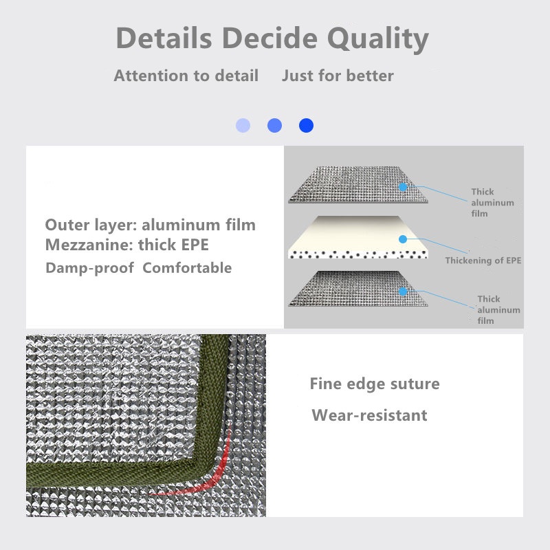 Thảm lót chống ẩm chống thấm nước dày dặn tiện dụng khi đi dã ngoại