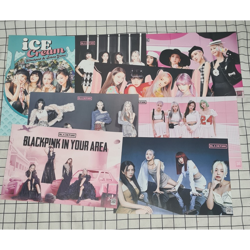 Set 8 Poster ảnh Black Pink