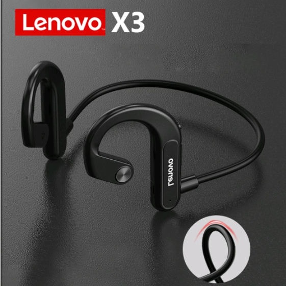 Original Lenovo X3 Bone Conduction Bluetooth Earphone Sport Waterproof Wireless Bluetooth Headphone 2021 New Designed