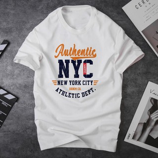 Áo thun giá rẻ unisex phom rộng in hình NYC đẹp vải dày mịn mát