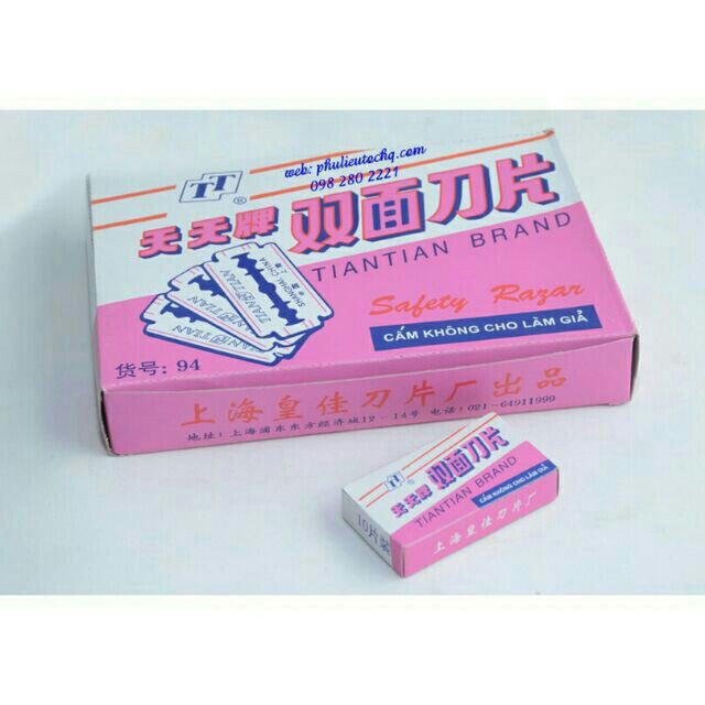 Hộp Lưỡi Lam Đen TianTian Loại 1