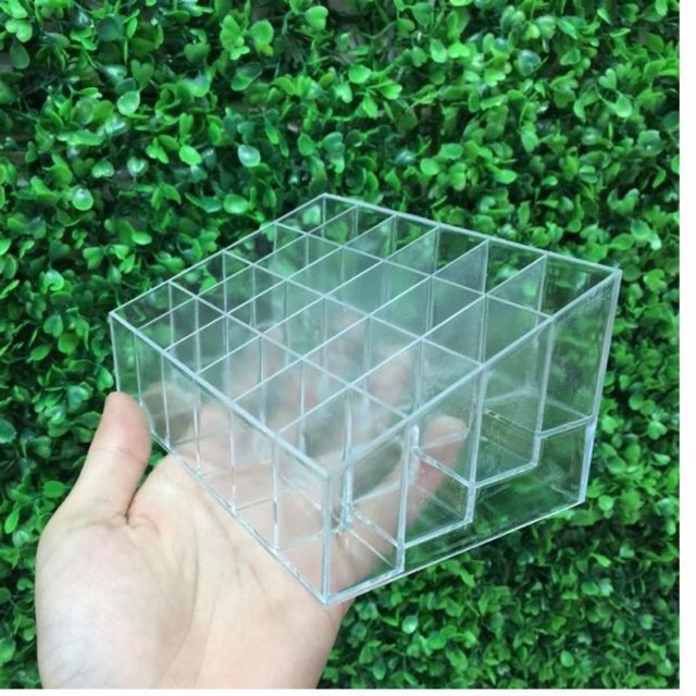 Khay Đựng Son trong suốt 24 ô