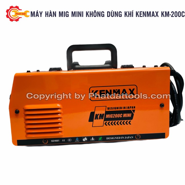 Máy hàn chuyên Mig mini không dùng khí KENMAX 200C-Đầy đủ phụ kiện-Bảo hành 12 tháng