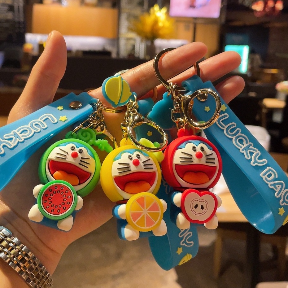Móc Chìa Khóa Jingle Cat Doremon Trang Trí Cặp Đi Học, Đồ Sưu Tầm Độc Đáo