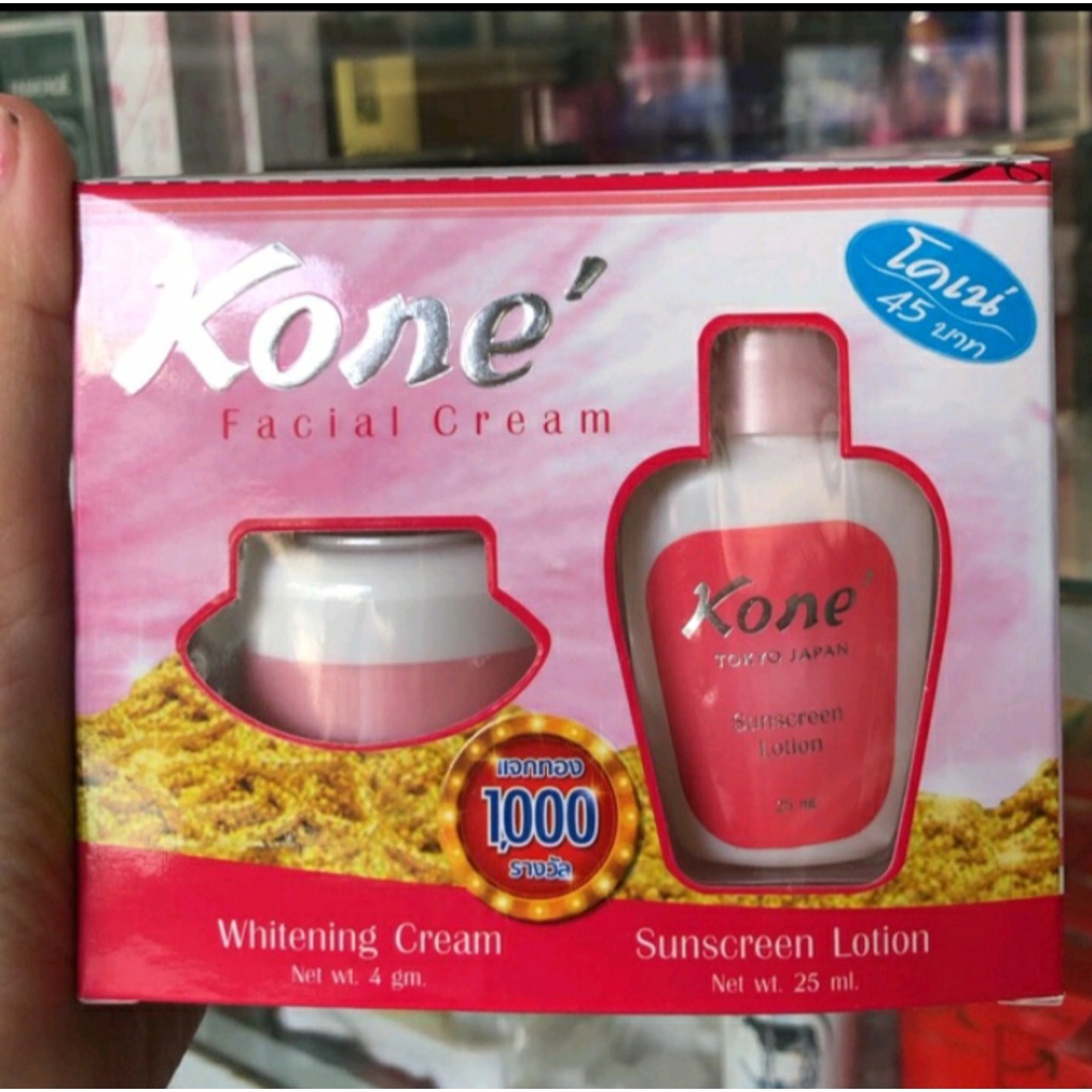 Kem Facial Crea Kone Thái Lan , Kem dưỡng trắng da Kone Thái trắng da, mờ thâm nám