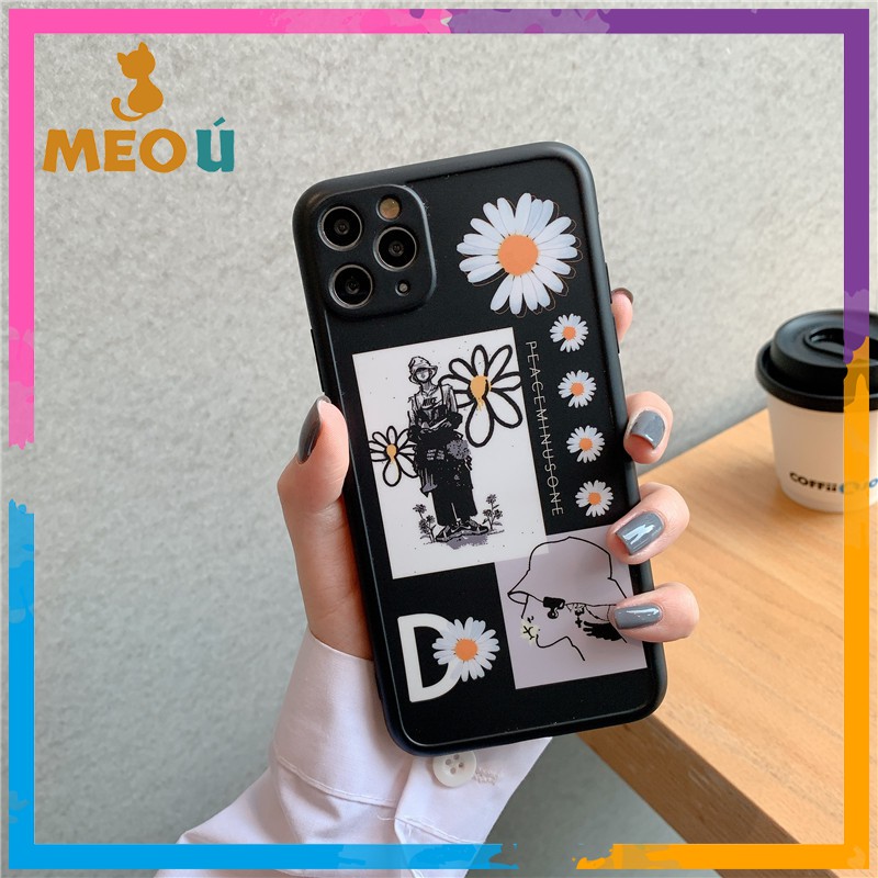 Ốp iPhone họa tiết Hoa G-Dragon dành cho iPhone 7 Plus/8 Plus/X/Xs Max/11/11 Pro Max - Mèo Ú Case