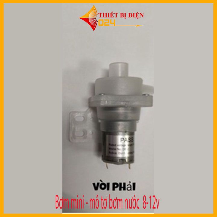 Bơm mini - mô tơ bơm nước 8-12v