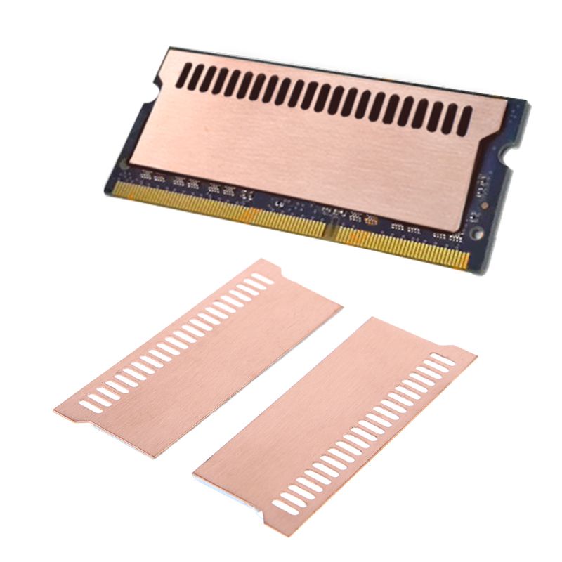 Set 2 Phụ Kiện Tản Nhiệt Bằng Đồng 0.5mm Chuyên Dụng Cho Laptop Notebook