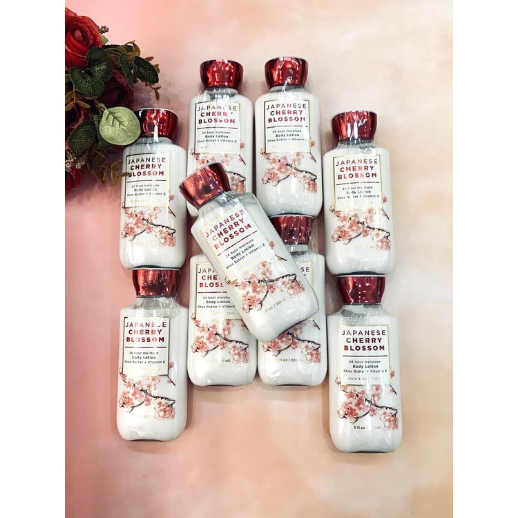 BƠ DƯỠNG THỂ JAPANESE CHERRY BLOSSOM BODY BUTTER Bath&BodyWorks bill Mỹ