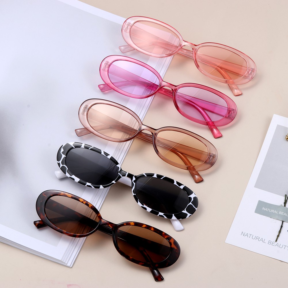 『BSUNS』 Retro Oval Sunglasses UV400 Fashion Shades Sunglasses for Women Sun Glasses Small Frame Polarized Vintage Eyewear