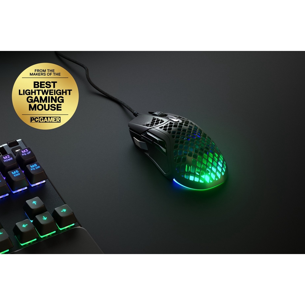 Chuột có dây Steelseries Aerox 5 RGB 2022 + Tặng Kê Tay Công Thái Học