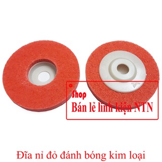 Đĩa nỉ đỏ đánh bóng kim loại