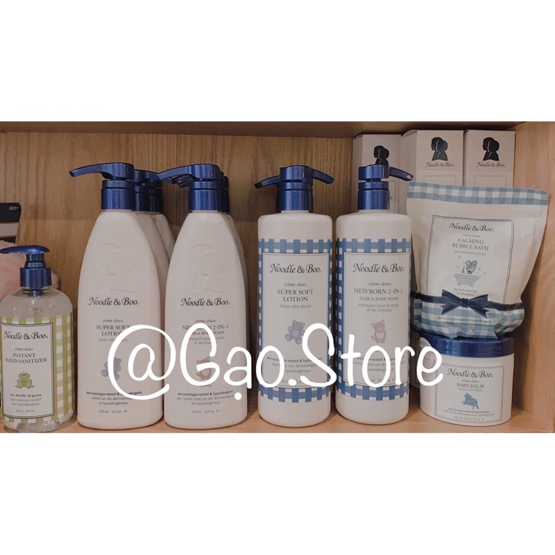 SỮA TẮM GỘI, LOTION, XỊT THƠM NOODLE BOO DẠNG CHIẾT MINI