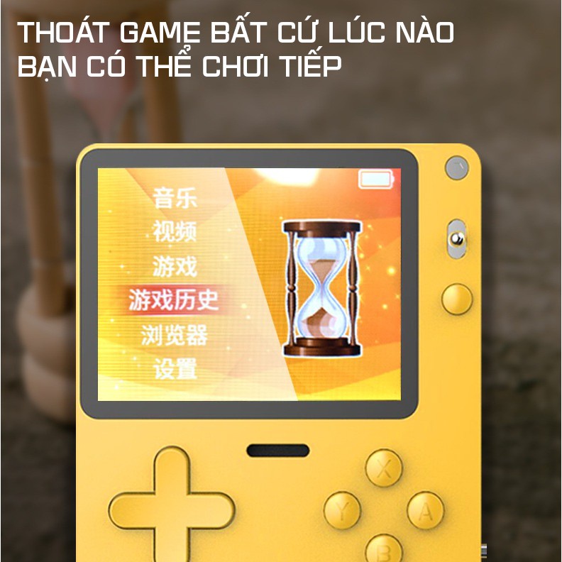 Máy Chơi Game Cầm Tay Màn Hình 2.4 Inch Hỗ Trợ Nghe Nhạc, Xem Phim Ruizu S100 Có Sẵn 2000 Game