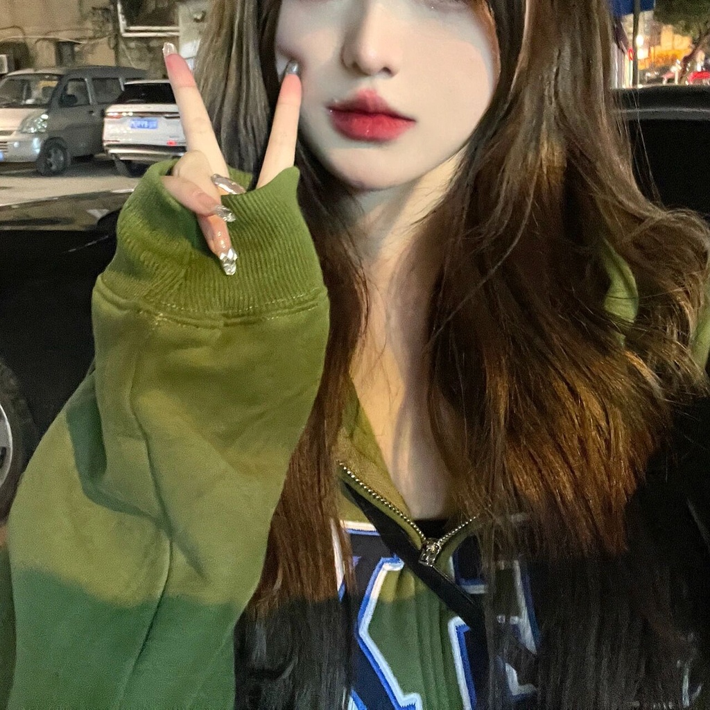 Áo Sweater Có Mũ Trùm Vải Mỏng Kiểu Retro Hàn Quốc Thời Trang Mùa Thu Cho Nữ