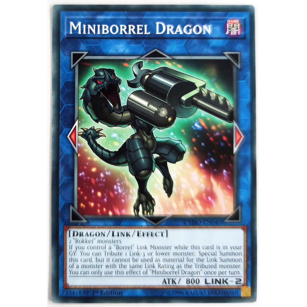 [Thẻ Yugioh] Miniborrel Dragon |EN| Common (VRAINS)