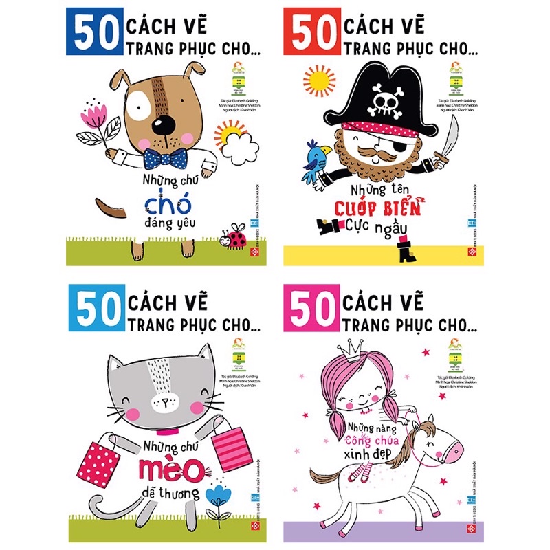 Sách-50 cách vẽ trang phục cho... (cuốn lẻ)