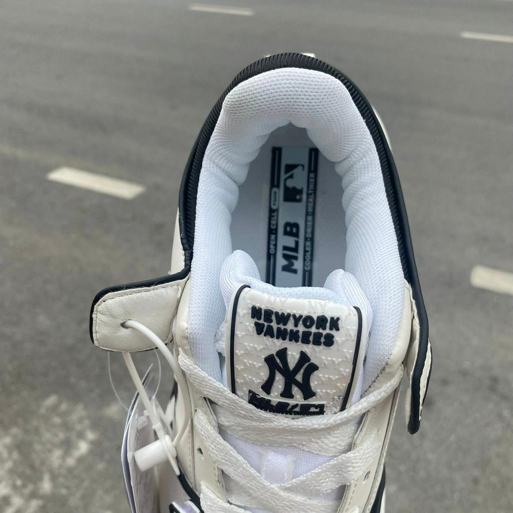 Giày thể thao nam nữ đế độn MLB chunky dán, Giày MLB Chunky quai dán Liner Mid Basic New York Yankees Hàng Mới Hot 2023