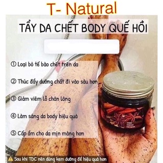 [100% AUTH] TẨY TẾ BÀO BODY QUẾ HỒI NGA