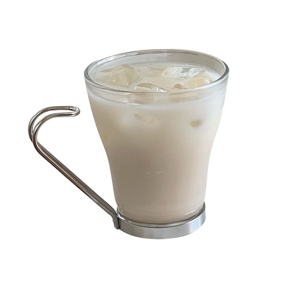 Cốc Uống Nước Bằng Thép Không Gỉ Chịu Nhiệt Có Tay Cầm Bằng Kim Loại Phong Cách Mỹ