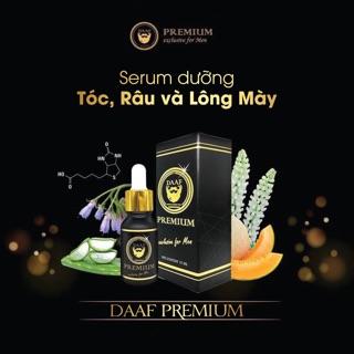 Daaf Premium Serum dưỡng tóc, râu và lông mày 15mL