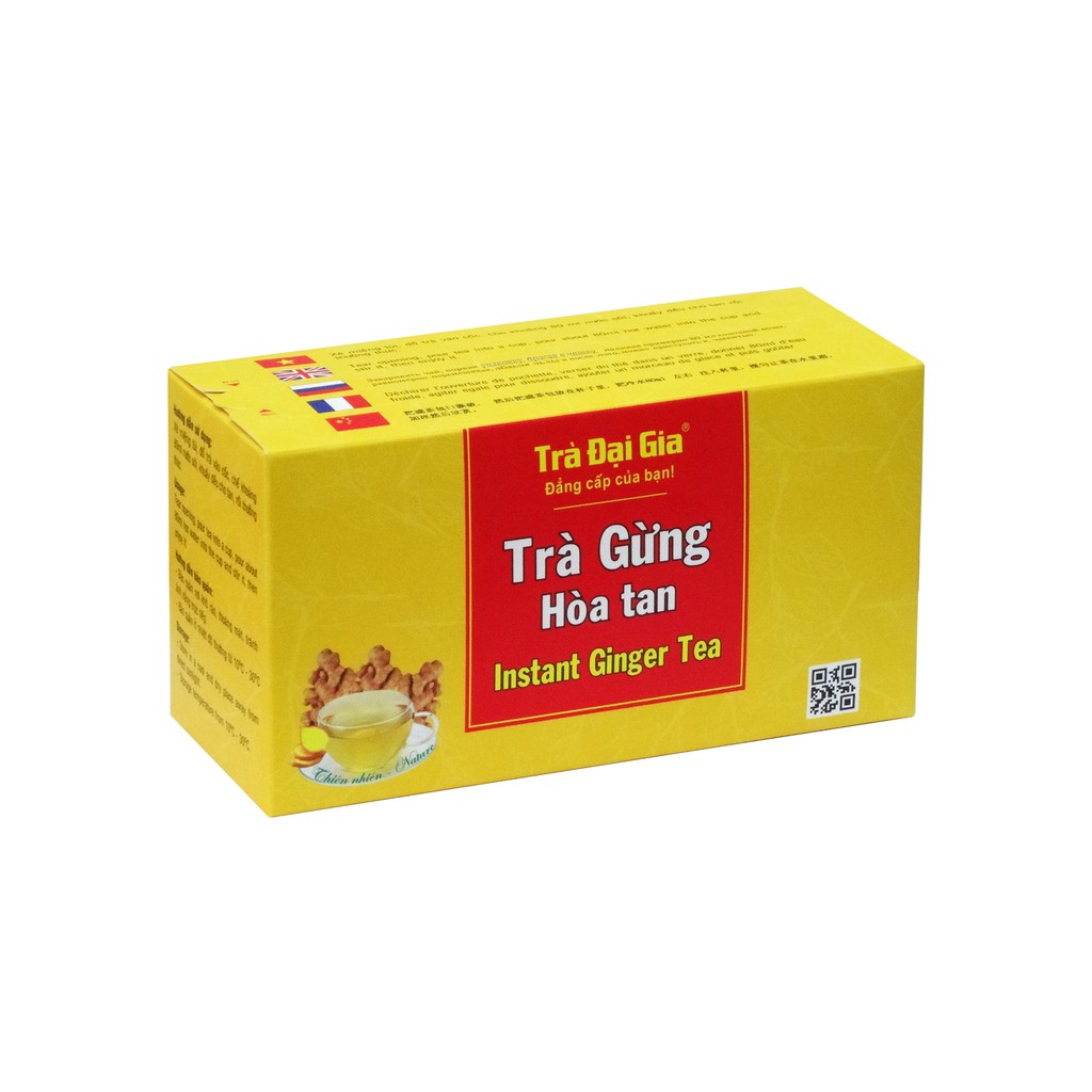 Trà Gừng Hoà Tan Đại Gia (hộp 20túi x 10g)