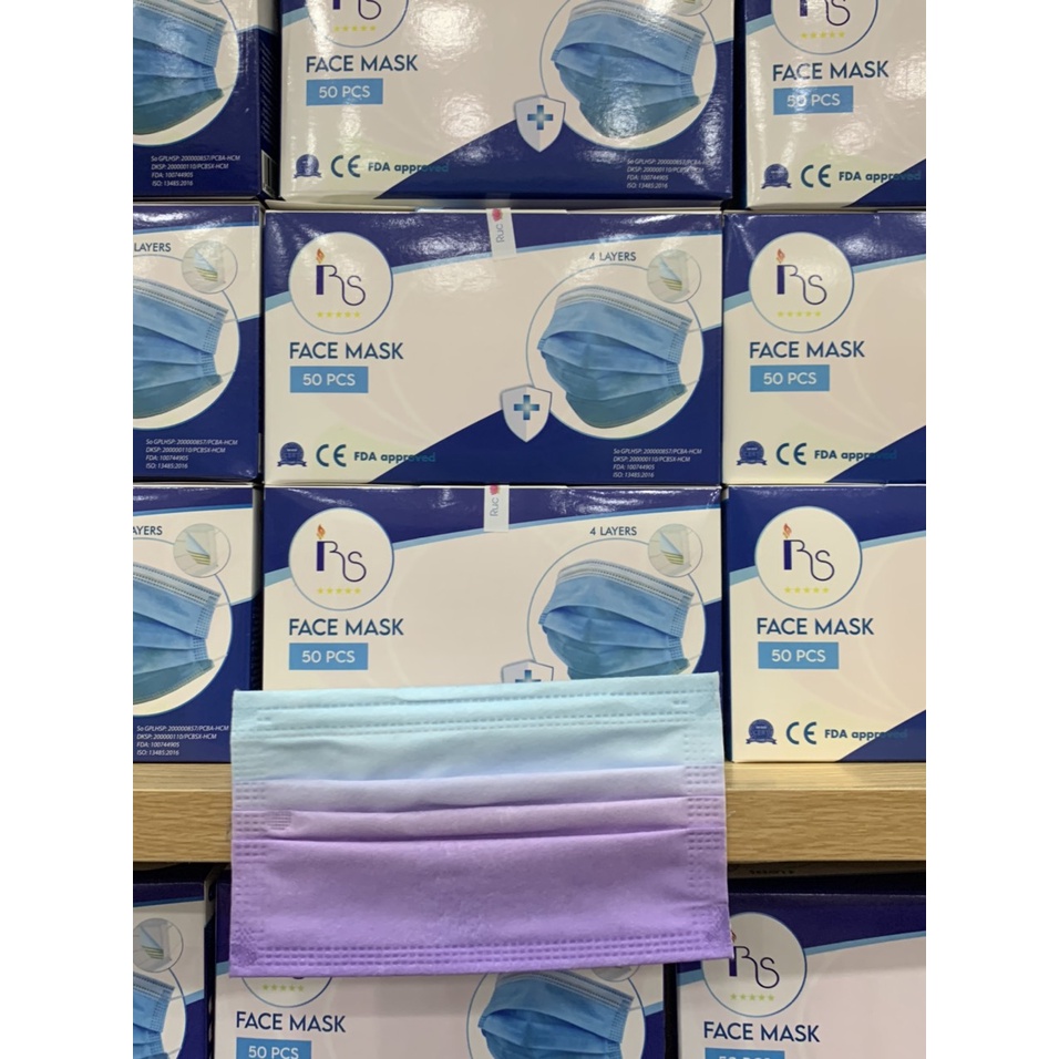 Hộp 50 kt Pastel giấy kháng khuẩn Rực Sáng