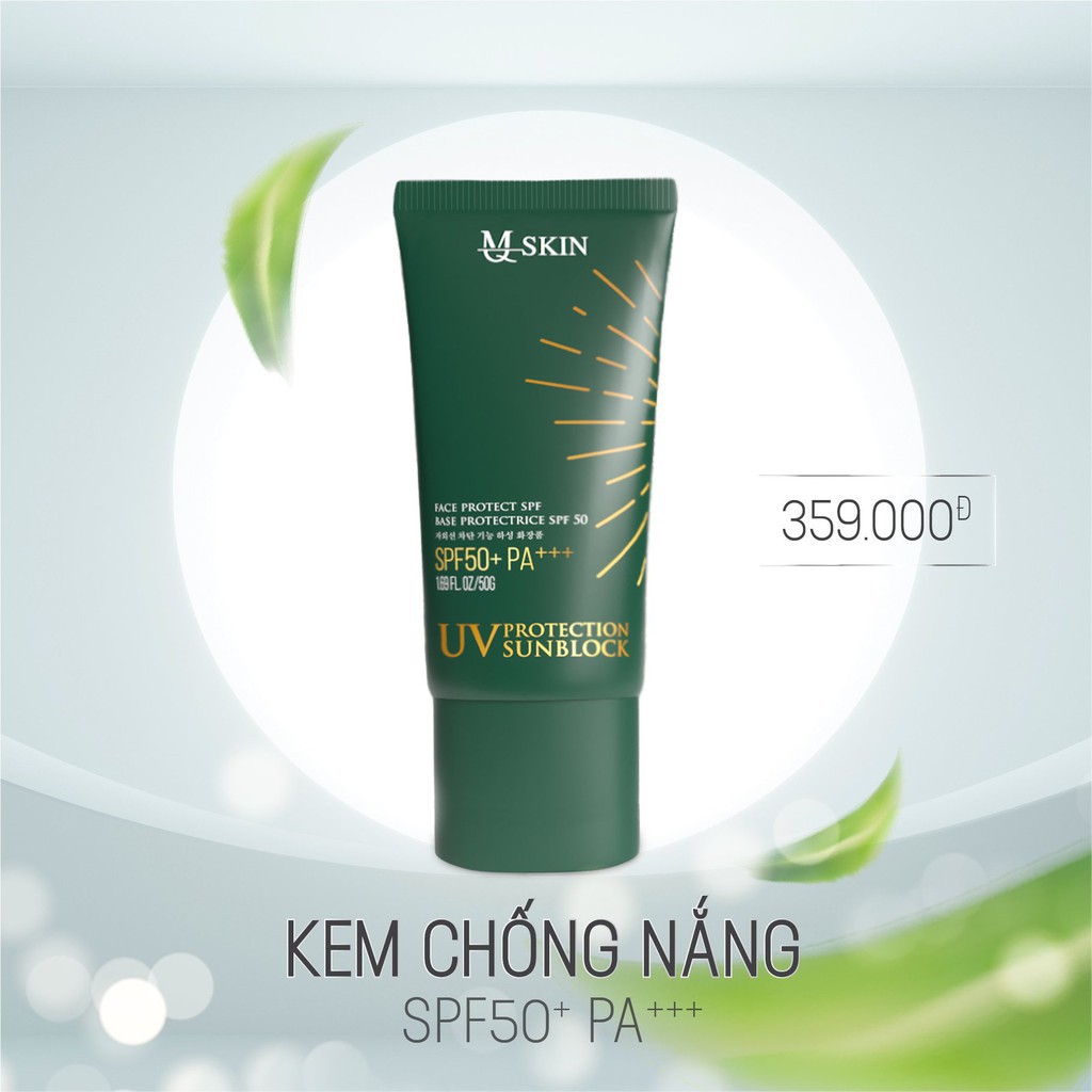 [CHÍNH HÃNG] Kem chống nắng MQ Skin - Kem chống nắng MQSkin UV Protection Sunblock