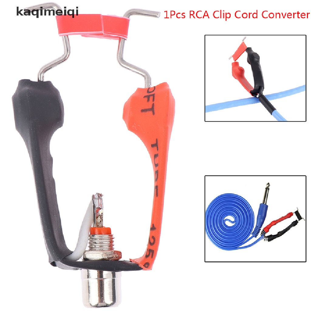 [Hàng mới về] 1 bộ chuyển đổi đầu vào có thể tháo rời Rca cho máy xăm GJL