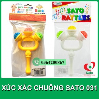 Xúc xắc chuông - xúc xắc cầm tay Sato cho trẻ sơ sinh