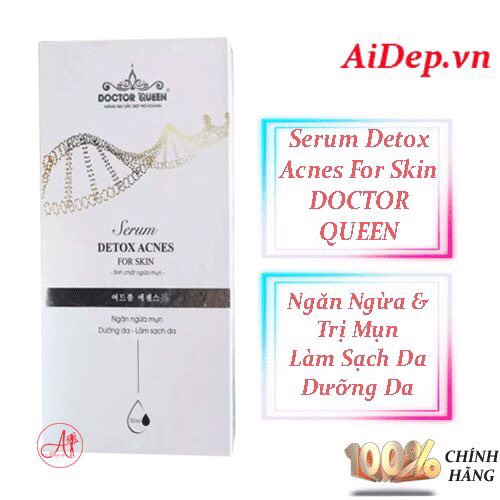 Serum Detox Acnes For Skin Ngăn Ngừa Mụn DOCTOR QUEEN Mẫu Mới