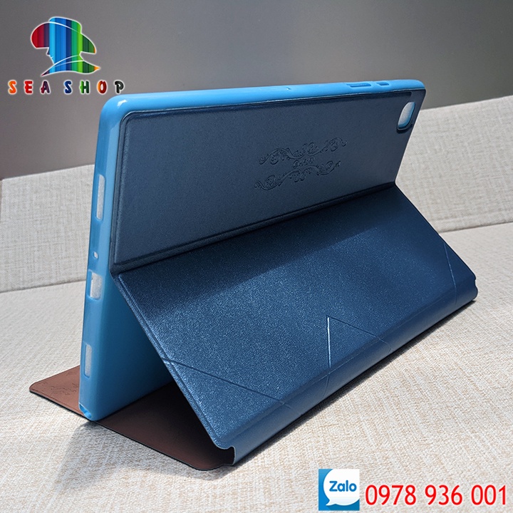 Bao da SamSung Tab S6 Lite P610 -Thiết kế mỏng nhẹ trẻ trung có ngăn cài thẻ- Nắp gập 2 mặt-Sản phẩm đến từ hiệu Lishen