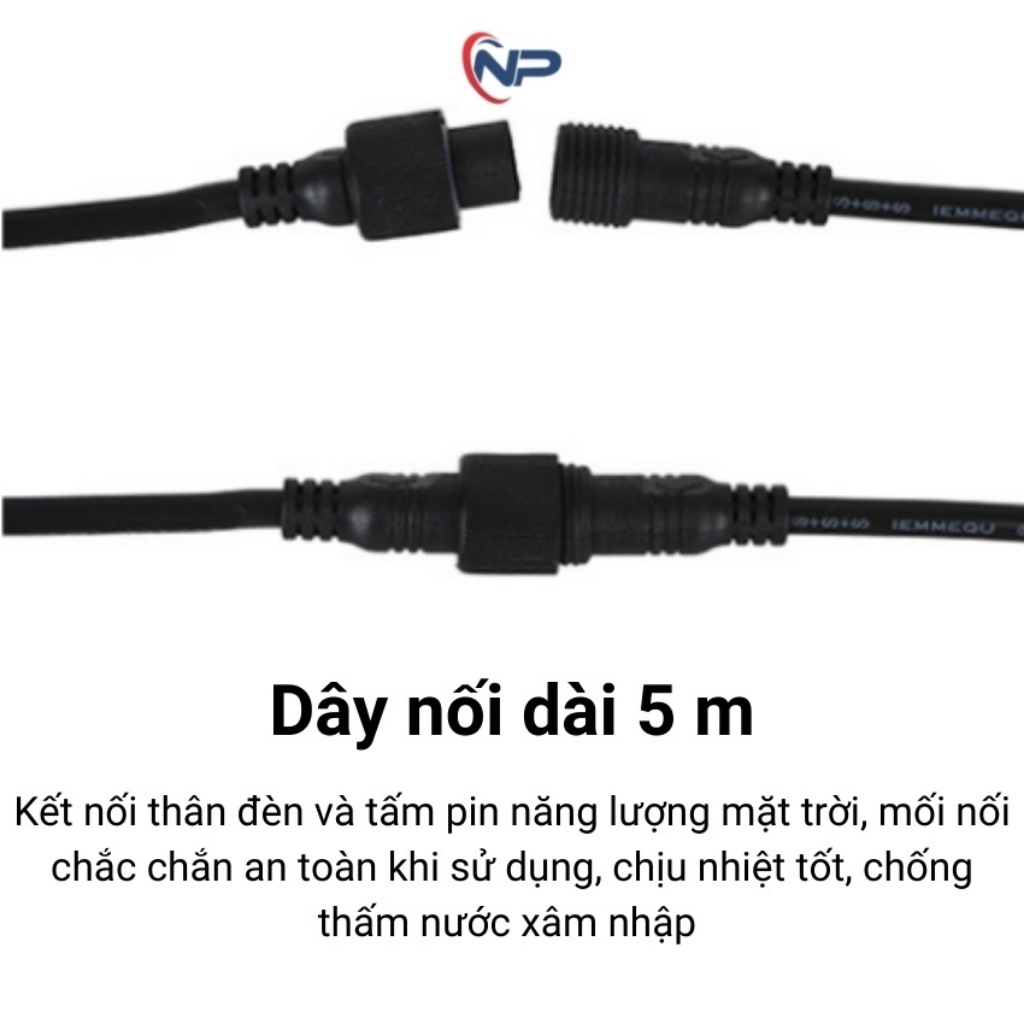 Đèn led năng lượng mặt trời SHOPNHATPHONG đèn pha LEON trang trí sân vườn pha đôi 50W,100W,200W điều khiển cảm biến IP67