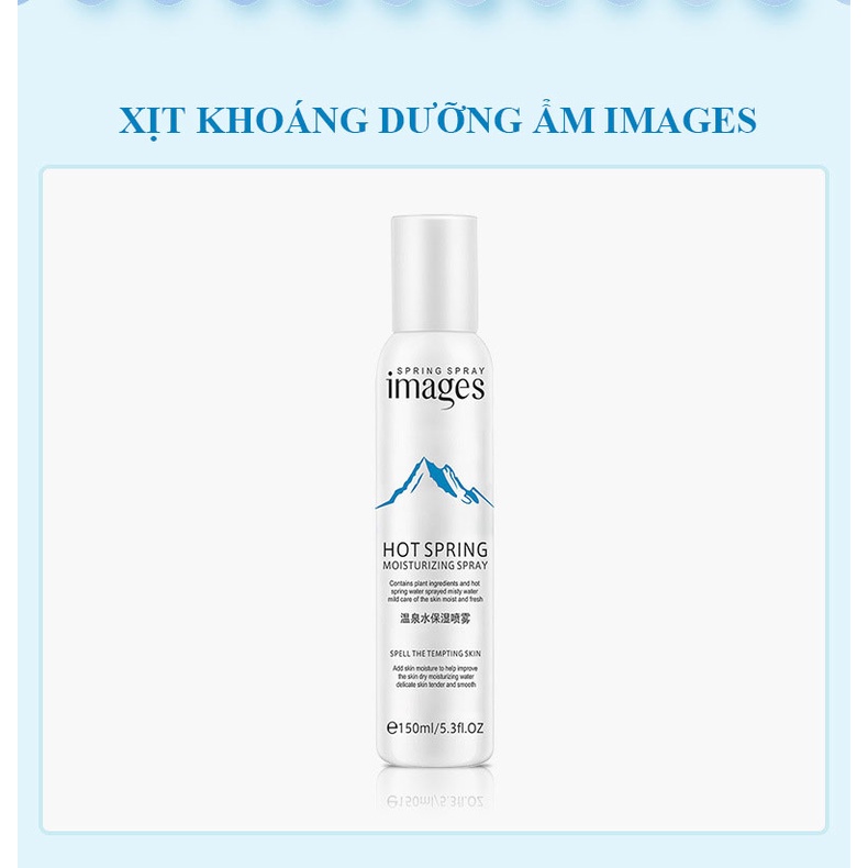 Xịt khoáng IMAGES hoa tuyết dưỡng ẩm kiềm dầu 150ml nội địa Trung cao cấp | BigBuy360 - bigbuy360.vn
