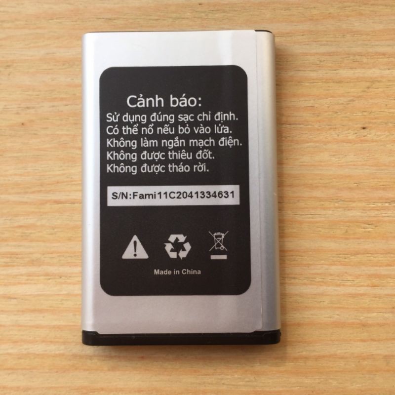 Pin Masstel Fami 11-Chính hãng-Dung lượng 1000 mAh-Bảo hành 6 tháng