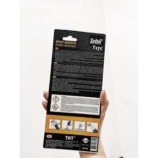 [Keo AB trong / xám siêu dính] Selsil T171 Epoxy Syringe 5 Min Multipurpose