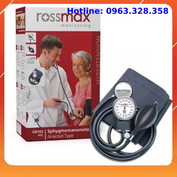 Máy đo huyết áp cơ Rossmax - đã bao gồm ống nghe, hàng chính hãng