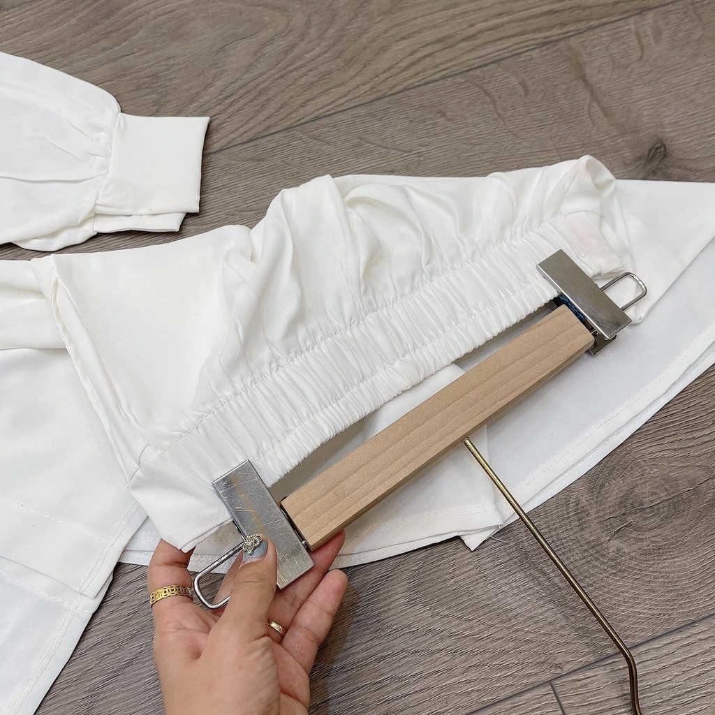 Sét Bộ Đồ Nữ Màu Trắng Xinh Xắn Chất Đũi Dày Mịn Mềm Mại Cho Các Bạn Nữ. | BigBuy360 - bigbuy360.vn