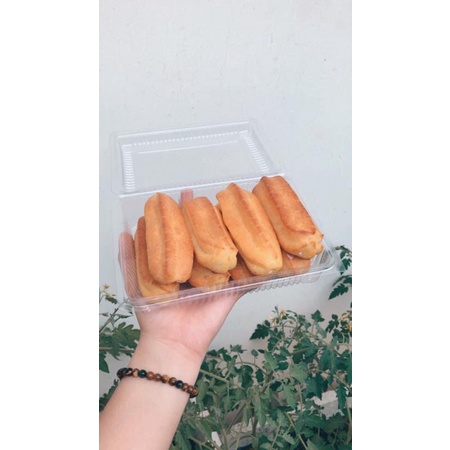bánh su nhân kem sữa hộp 8 bánh lớn