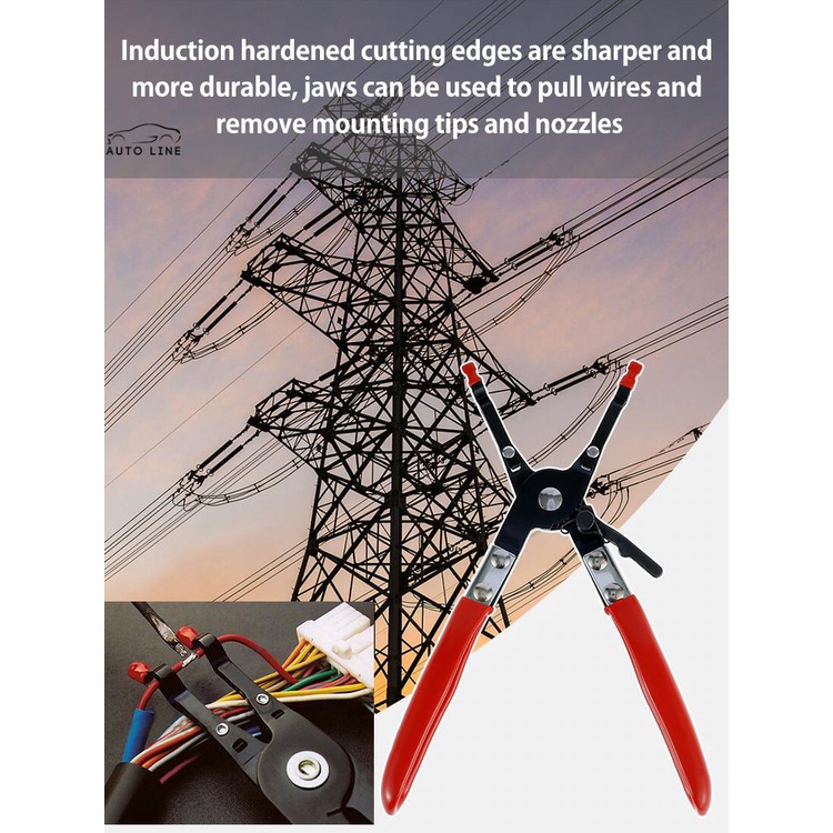 Kìm Hàn 9.69 &quot;Kèm 2 Dây Điện Chuyên Dụng Sửa Chữa Xe Hơi SHOPCYC7612