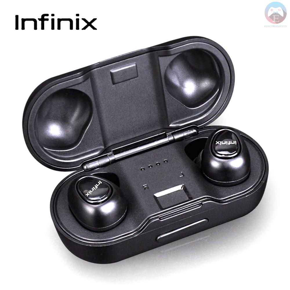 Ĕ  Infinix XE08 TWS True Wireless BT Earphones Sport Running Headphones BT5.0 Richer Bass HD Stereo Earbuds Hands Free Call Headset with Mic Compatible With iPhone Huawei Samsung Xiaomi