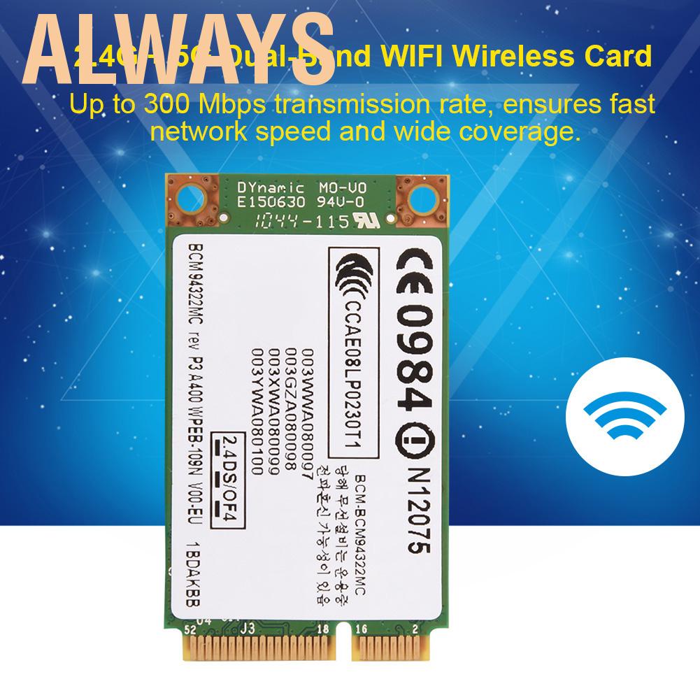 [Seller Recommend] Card Wifi không dây 2.4G + 5G PCI-E cho Mac / DELL