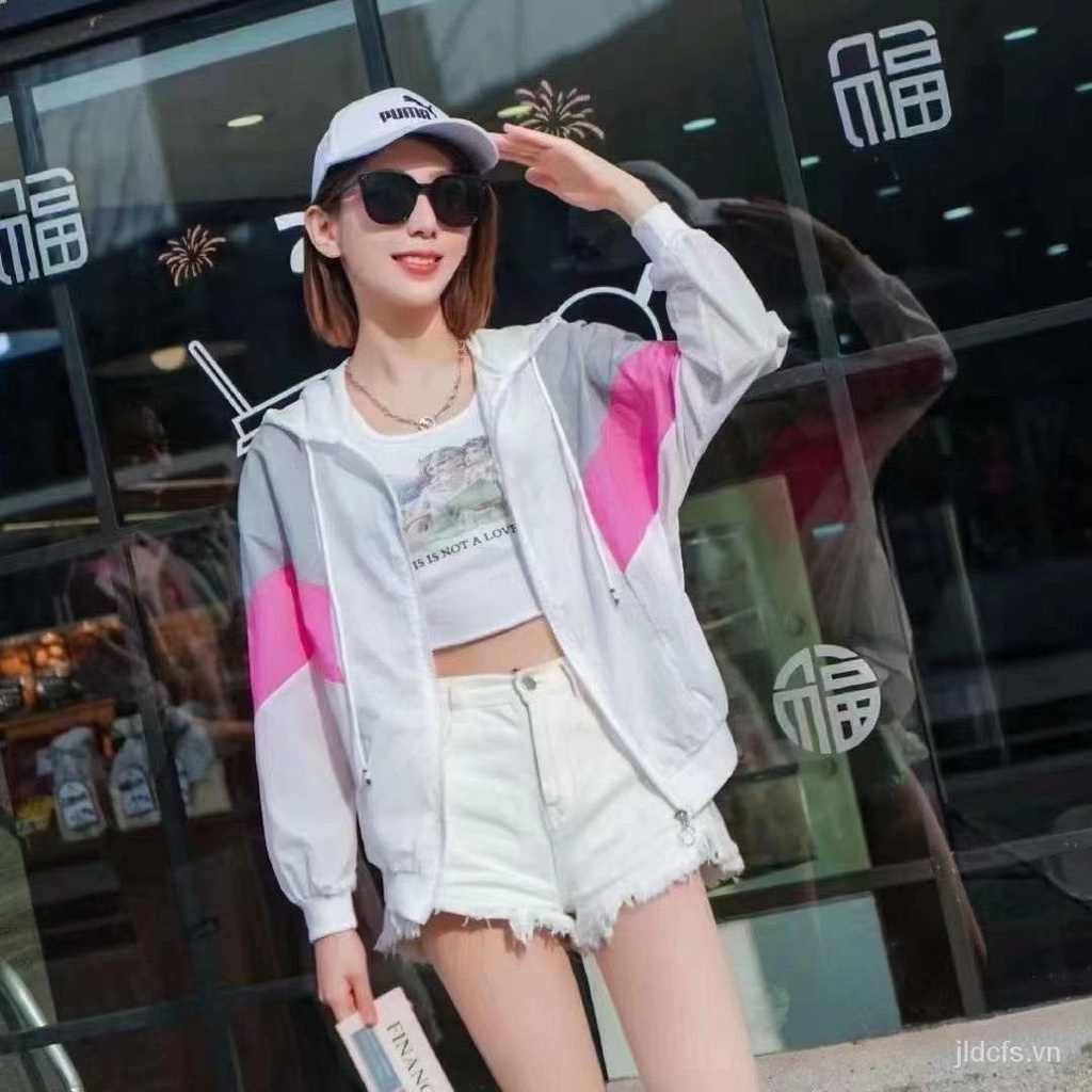 Áo Khoác Bóng Chày Dáng Rộng Có Mũ Trùm Chống Nắng Phong Cách Hàn Quốc Thời Trang Xuân Hè Cho Nữ Sinh | BigBuy360 - bigbuy360.vn