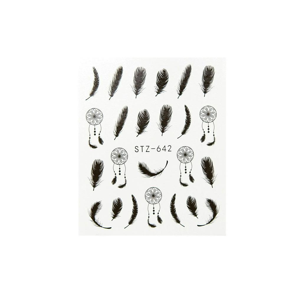 [Hàng mới về] Set 6 tấm decal nước nhiều kiểu họa tiết để trang trí móng nghệ thuật diy