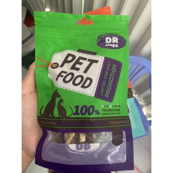 Bánh Thưởng Dr. Dingo Dạng Que Thịt Gà Cuốn Da Bò 100gr Cho Chó Mèo - Xiuxiu Giang