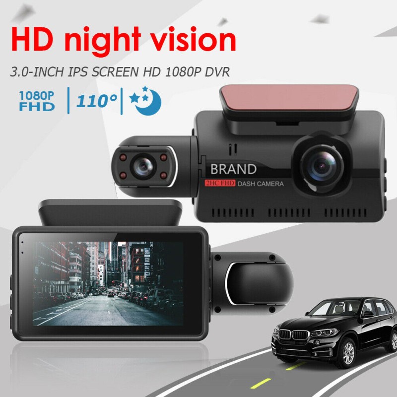 Camera hành trình xe hơi DVR góc rộng trước sau có chế độ nhìn ban đêm
 | BigBuy360 - bigbuy360.vn