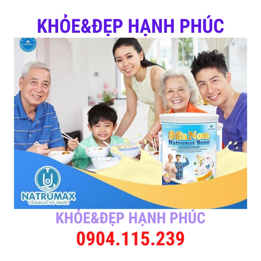 Sữa non natrumax bone hỗ trợ xương khớp – 800 gr/hộp